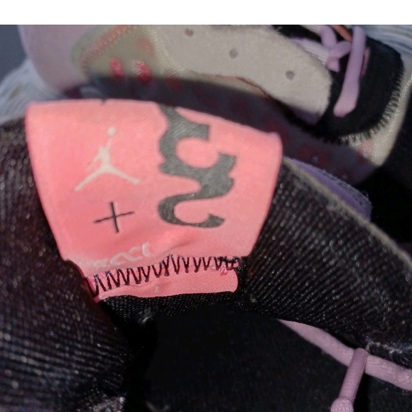 Jordan Sneakers with Pink and Black Accents - Picture 3 of 12